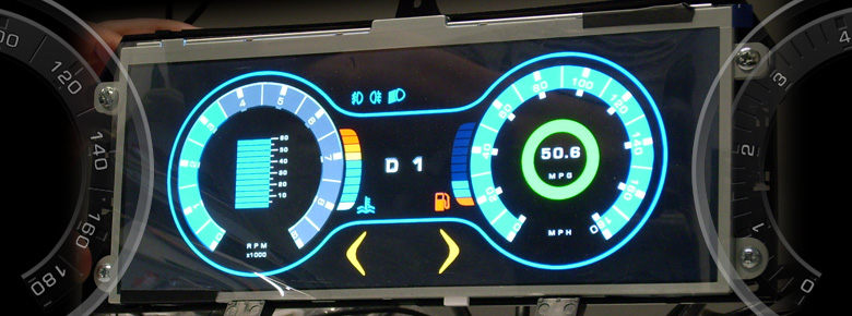 Prototype car Flash hud